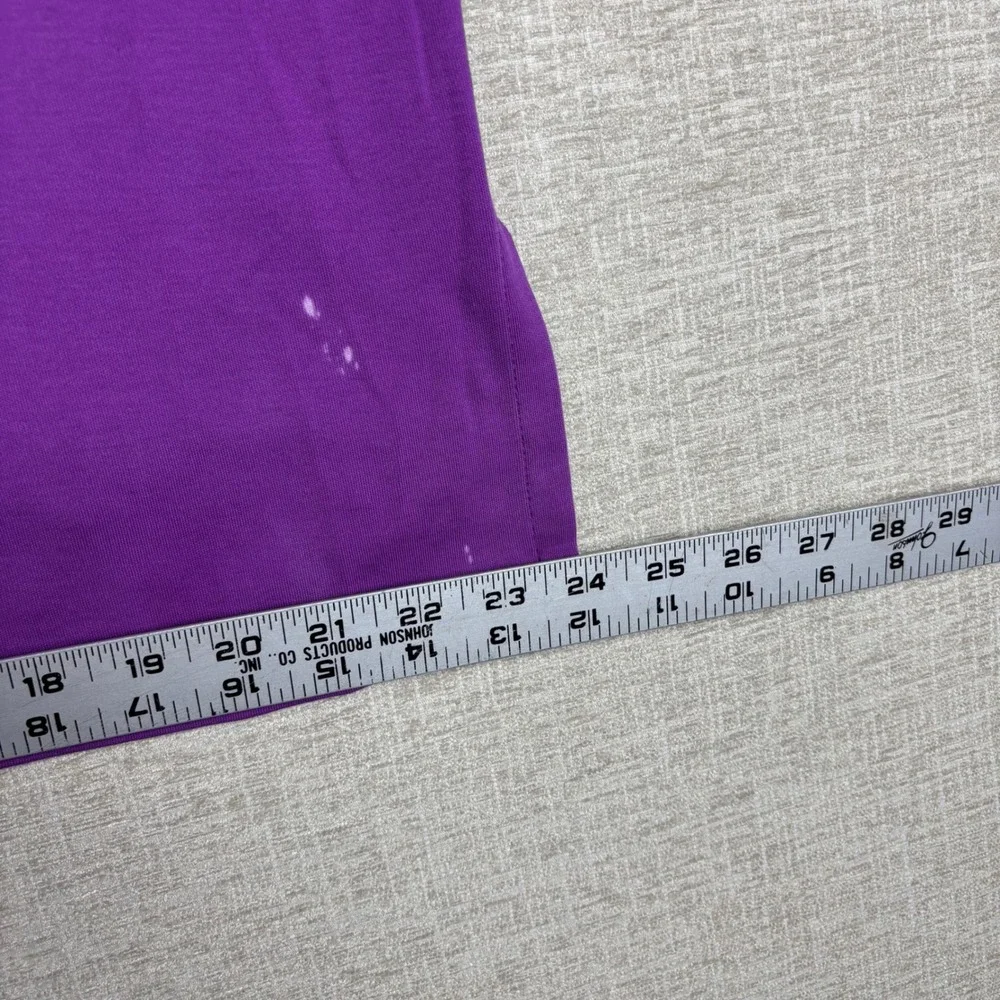 Polo Ralph Lauren Mens XL Purple Short Sleeve Cotton Polo Y2K  Blue Pony Logo